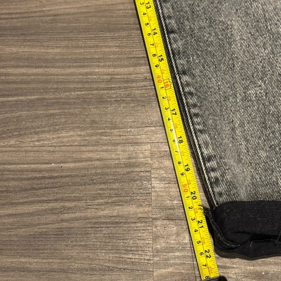 Revice High Rise Two-Tone Button Fly Jeans Sz 25 Black & White USA Made - Picture 5 of 6